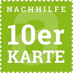 Nachhilfe 10er Karte Einzelunterricht - 10 x 45 Minuten