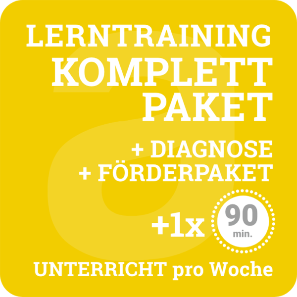 Lerntherapie - Komplettpaket inkl. 1x / Woche Lerntraining in der Kleingruppe